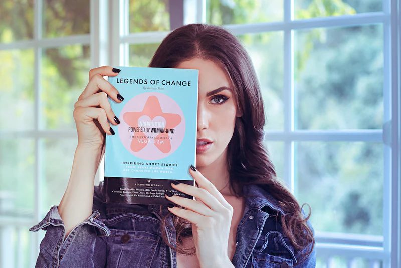 Cassandra Bankson featured in the book Legends of Change